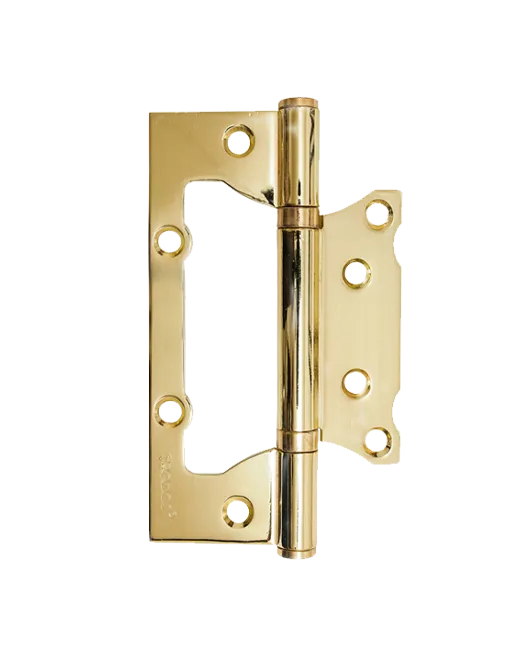 Петля накладная TRODOS 2BB 125х75х2,5мм GP золото
